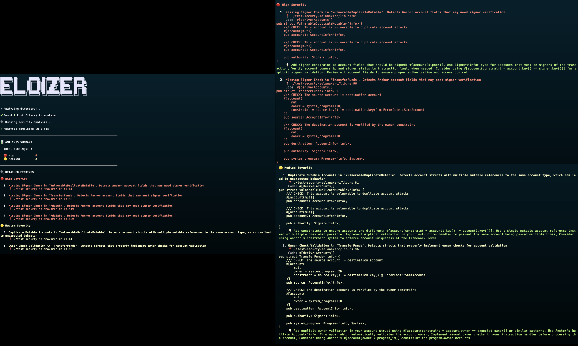 Eloizer analysis pipeline